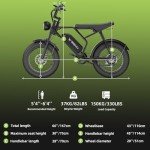 BIGNIU Electric Bike for Adults – 1200W Peak Motor, 32+ MPH Off-Road Ebike, 4.0" Fat Tires, Removable Fast-Charging Battery, 7-Speed E-Bike for Adults and Teens