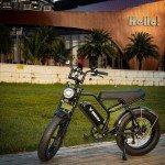 BIGNIU Electric Bike for Adults – 1200W Peak Motor, 32+ MPH Off-Road Ebike, 4.0" Fat Tires, Removable Fast-Charging Battery, 7-Speed E-Bike for Adults and Teens
