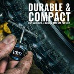 PRO BIKE TOOL Tubeless Bike Tyre Repair Kit – for MTB and Road Bicycle Tyres – Fix a Puncture or Flat, Fast – Tackle Set Includes Storage Canister, Plugger Tool and Plugs - 5 Bacon and 5 Black Strips