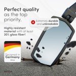 WITTKOP Bike mirror | Large HD field of vision | 360° rotatable & foldable | Mounting above & below | Break-proof & durable | ebike accessories, bike mirror handlebar mount, bicycle mirrors