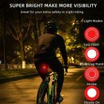 ROCKBROS Bike Tail Light Smart,Brake Sensing Bicycle Rear Lights for Night Ride,Ultra Bright LED Back Lights,Type C USB Rechargeable,IPX6 Waterproof,Cycling Safety Taillight Accessories