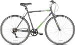 Kent International Front Runner Hybrid Bike - 700c - City Bike with 7 Speed Drivetrain, Lightweight Alloy Wheels, and Height Adjustable Seat Post and Stem - Great for Women and Men Ages 14+