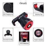 G Keni Smart Bike Tail Light, Brake Sensing Rear Lights, Auto On/Off, Waterproof, USB Rechargeable, Ultra Bright LED Warning Back Bicycle Flashlight, Cycling Safety Accessories