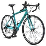 Schwinn Phocus 1400 Adult Road Bike, Mens and Womens, 14-Speed Drivetrain, 43cm Aluminum Frame, 700c Wheels, Drop Bar Handlebars, Teal