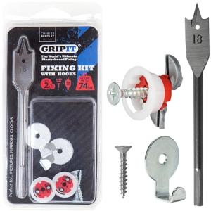 Gripit Mirror and Picture Hanging Kit, Red