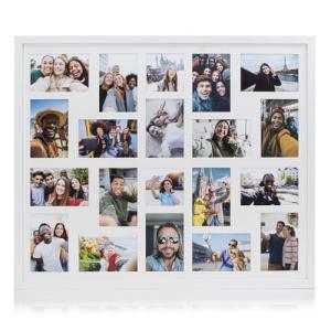 Multi Aperture Photo Frame Collage - White