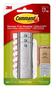 Command Large Frame Hangers with Stabilizer Strips