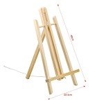 Wooden Tabletop Art Display Easel 16 Inches