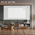 Adjustable Tripod TV Stand for 32-65 Inch Screens