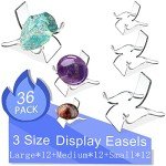 36 PCS Clear Acrylic Display Stands for Collectibles