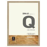 Oak A3 Quadrum Photo Frame with Float Glass