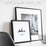 Oak A3 Quadrum Photo Frame with Float Glass