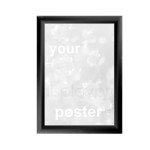 Displaypro A4 Wall Frame - Silver/Black/Red/Blue