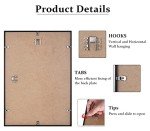 Set of 2 A3 Black Aluminium Picture Frames