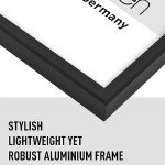 Frosted Black Aluminium Photo Frame 50x70cm