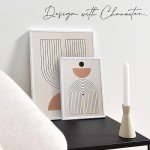 Frosted Black Aluminium Photo Frame 50x70cm