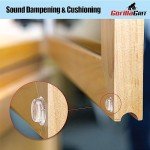 GorillaGrit 100 Transparent Self-Adhesive Cushion Pads