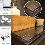 Clear Rubber Bumpers - 20 Feet Adhesive Pads