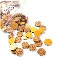 Adhesive Cork Frame Disks for Picture Hanging