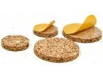 Adhesive Cork Frame Disks for Picture Hanging
