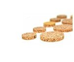 Adhesive Cork Frame Disks for Picture Hanging