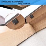 202 Pcs Clear Adhesive Bumper Pads Combo Pack
