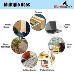 Transparent Adhesive Pads for Sound Dampening Cabinet Doors