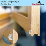 Transparent Adhesive Pads for Sound Dampening Cabinet Doors