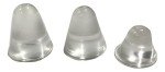 Cone-Shaped Rubber Bumpers - 16 Pack