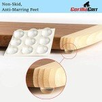 Transparent Adhesive Pads for Sound Dampening Cabinet Doors