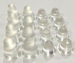 Cone-Shaped Rubber Bumpers - 16 Pack