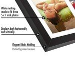 8x16 Black Collage Picture Frame for 3 Photos