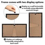 Americanflat Black Multi-Frame for 3 Photos