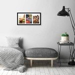 8x16 Black Collage Picture Frame for 3 Photos
