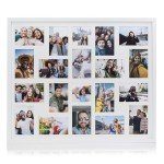 Multi Aperture Photo Frame Collage - White