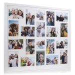 Multi Aperture Photo Frame Collage - White