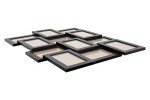 Multi Aperture Wooden Collage Photo Frame - Black