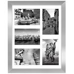 Americanflat 28x36cm Silver Collage Photo Frame Set