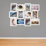 Trendi® Large Multi-Opening Photo Frame, Black/White