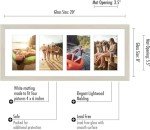 Light Wood Multi Photo Frame for 4 Pictures