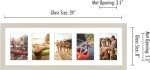 Light Wood Multi-Frame for 5 Horizontal/Vertical Photos