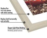 Light Wood Multi-Frame for 5 Horizontal/Vertical Photos