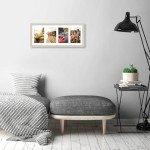 Light Wood Multi Photo Frame for 4 Pictures