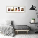 Light Wood Multi-Frame for 5 Horizontal/Vertical Photos