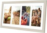 Light Wood Multi Photo Frame for 4 Pictures