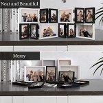 SUMGAR Modern Black/White 10x15cm Photo Frame Set