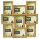 Wooden Photo Frame for 9 Pictures