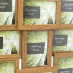 Wooden Photo Frame for 9 Pictures