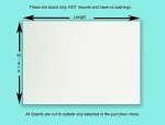 Set of Two 40x40cm Self-Adhesive Mount Boards