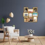 Wooden Photo Frame for 9 Pictures